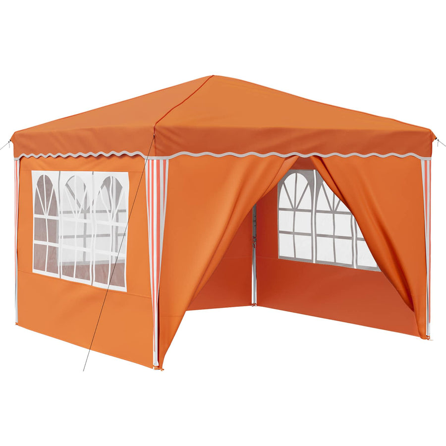 Pop-up Feesttent Oranje 288 x 288 x 245 cm Oxford Stof