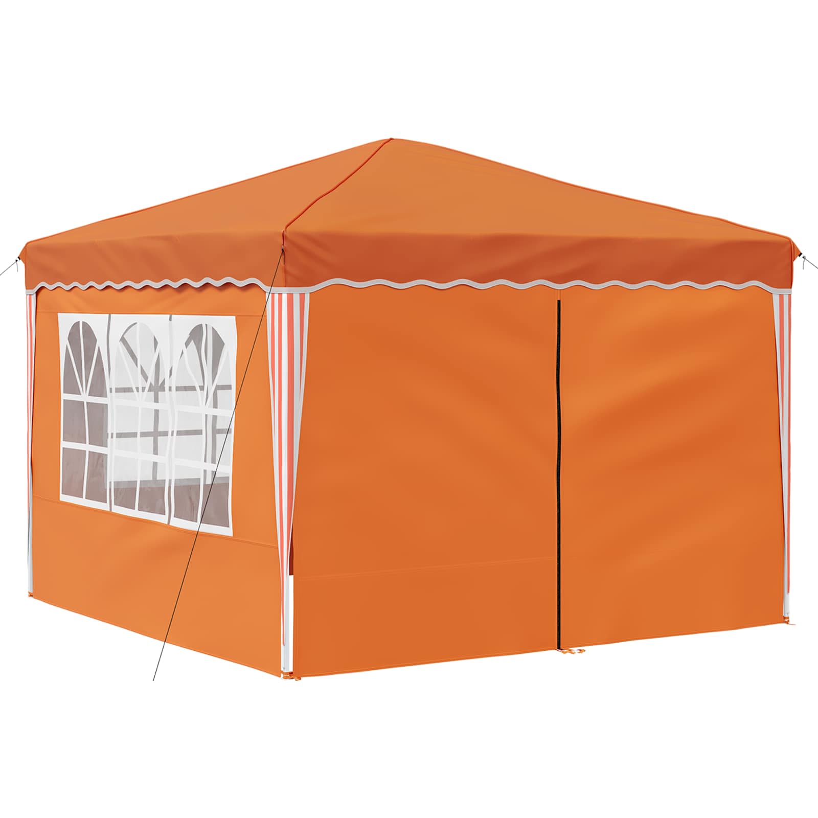 Pop-up Feesttent Oranje 288 x 288 x 245 cm Oxford Stof