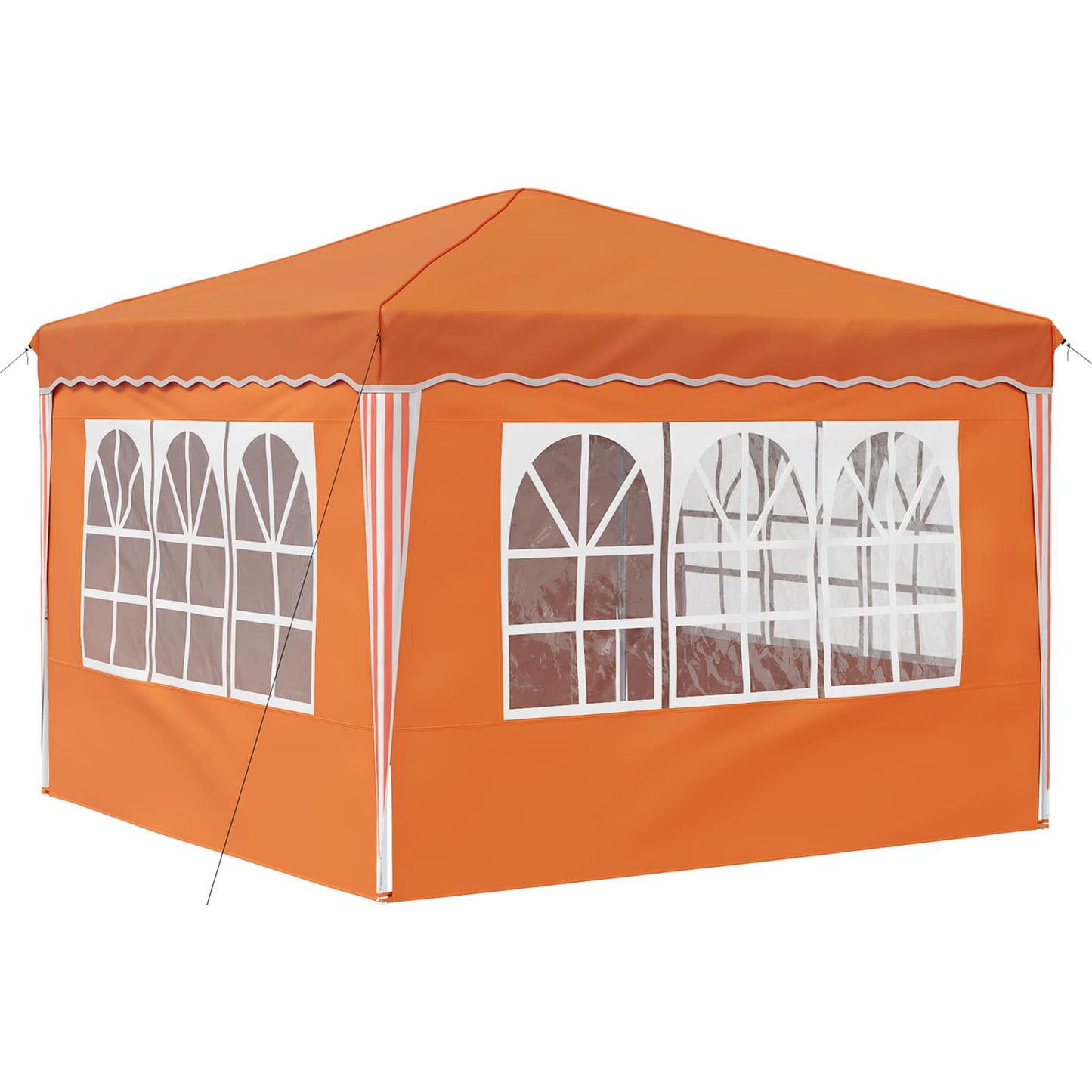 Pop-up Feesttent Oranje 288 x 288 x 245 cm Oxford Stof
