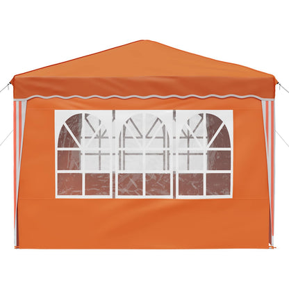 Pop-up Feesttent Oranje 288 x 288 x 245 cm Oxford Stof