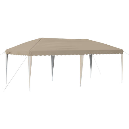 Pop-up Feesttent 575 x 290 x 245 cm Crèmekleurig