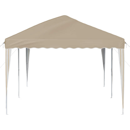 Pop-up Feesttent 575 x 290 x 245 cm Crèmekleurig