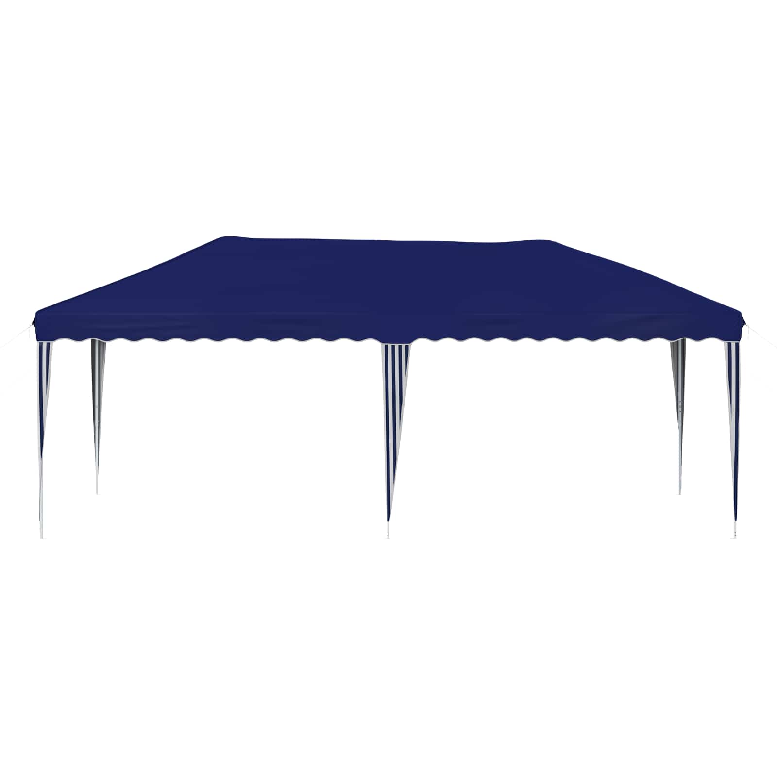 Pop-up Feesttent 575 x 290 x 245 cm Blauw