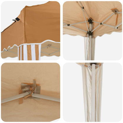 Pop-up Feesttent 575 x 290 x 245 cm Beige