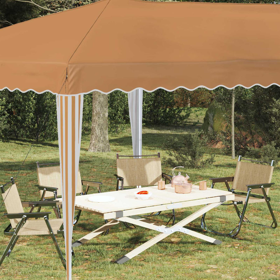 Pop-up Feesttent 575 x 290 x 245 cm Beige