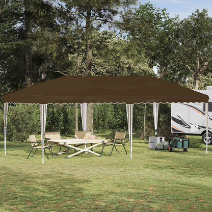 Pop-up Feesttent 575 x 290 x 245 cm Taupe