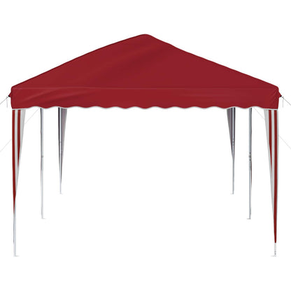 Pop-up Feesttent 575 x 290 x 245 cm Bordeauxrood