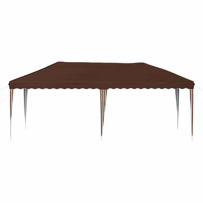 Pop-up Feesttent 575 x 290 x 245 cm Bruin