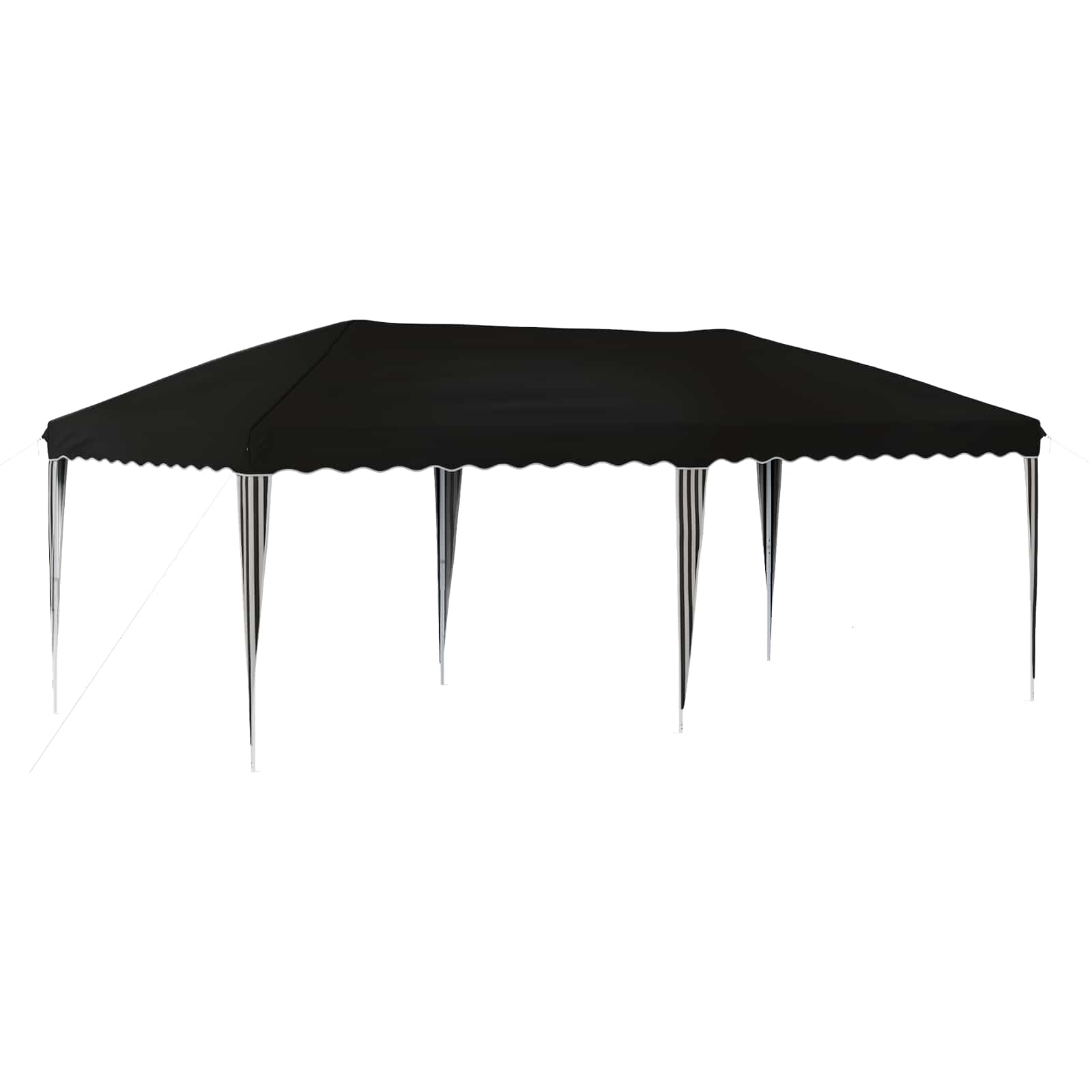 Pop-up Feesttent 575 x 290 x 245 cm Zwart