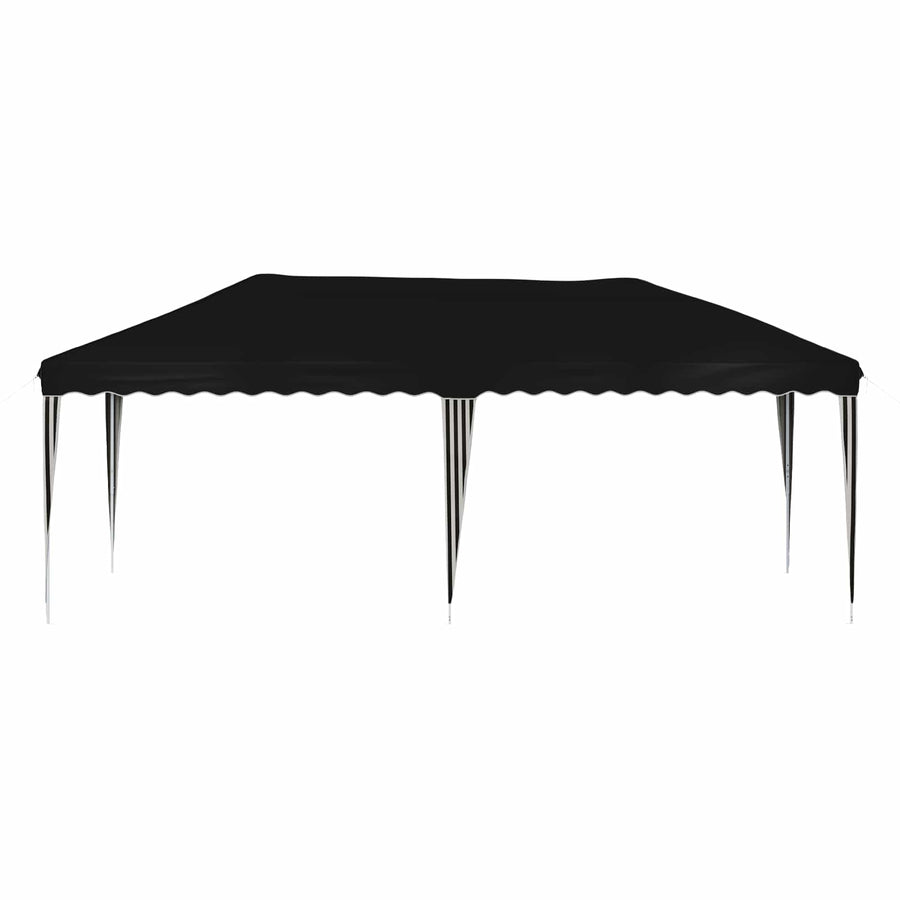 Pop-up Feesttent 575 x 290 x 245 cm Zwart