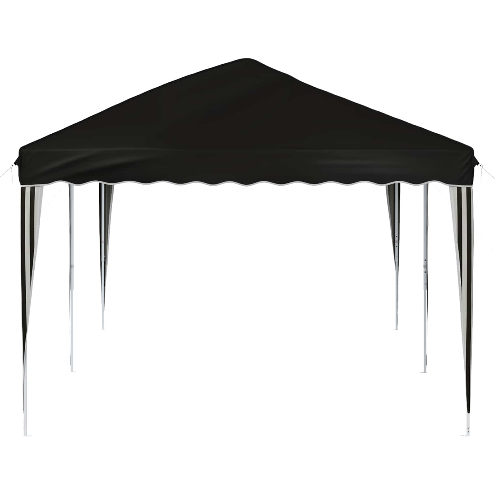 Pop-up Feesttent 575 x 290 x 245 cm Zwart