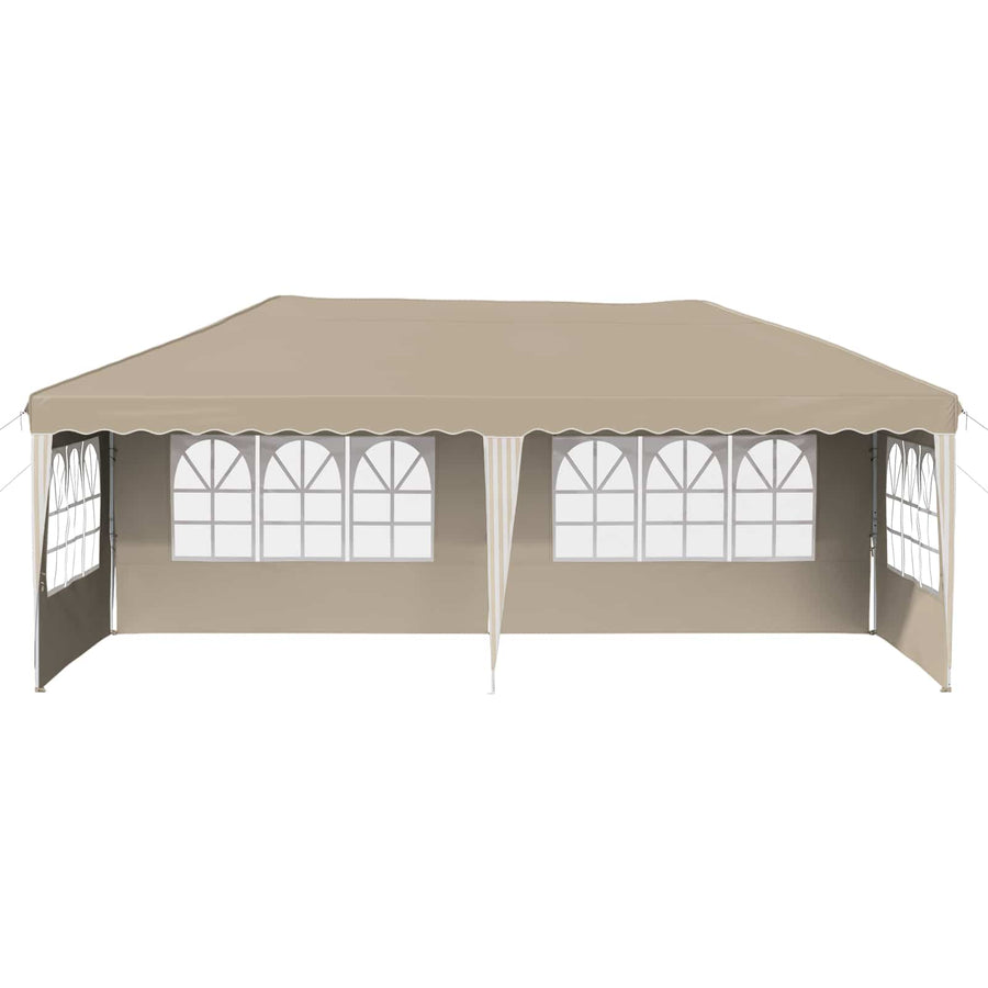 Pop-up Feesttent 575 x 289 x 245 cm Crèmekleurig