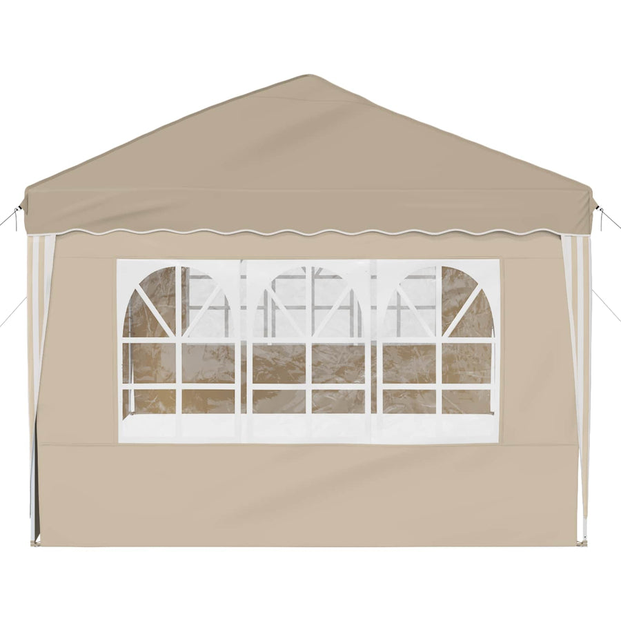 Pop-up Feesttent 575 x 289 x 245 cm Crèmekleurig