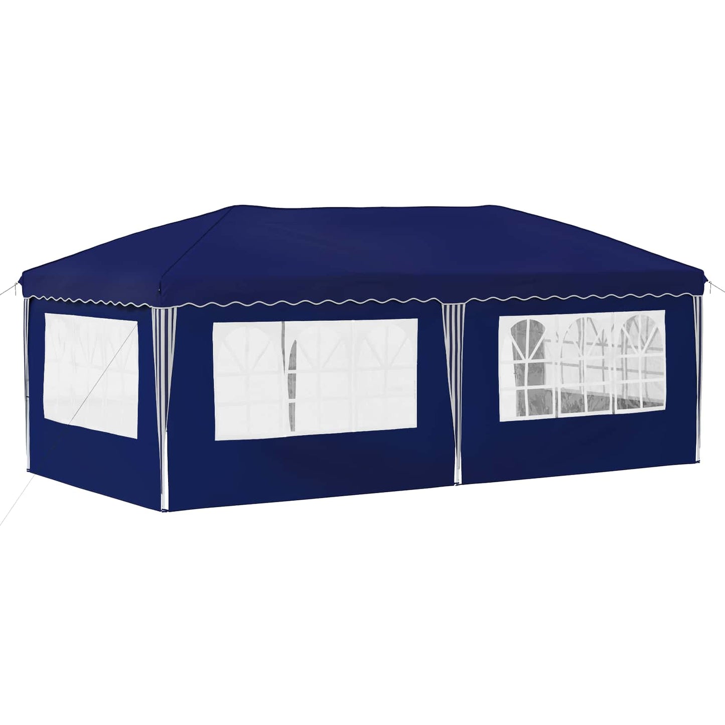 Pop-up Feesttent 575 x 289 x 245 cm Blauw