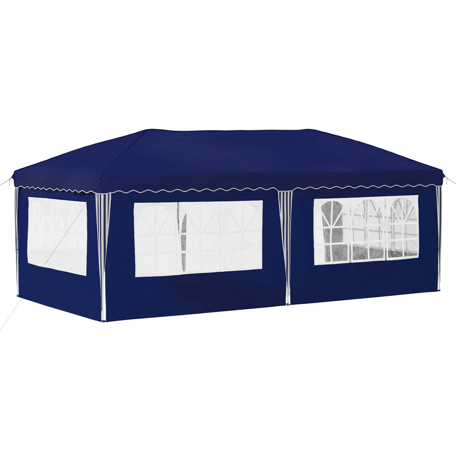 Pop-up Feesttent 575 x 289 x 245 cm Blauw