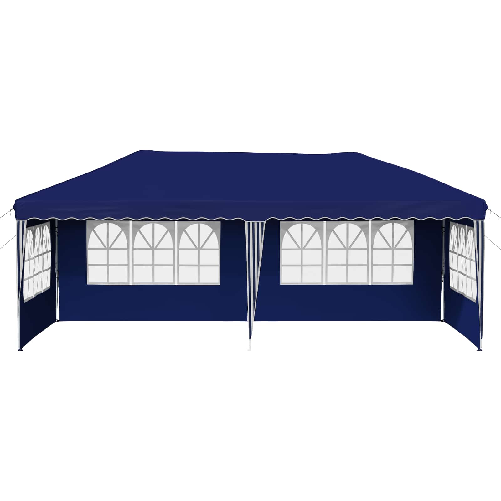 Pop-up Feesttent 575 x 289 x 245 cm Blauw