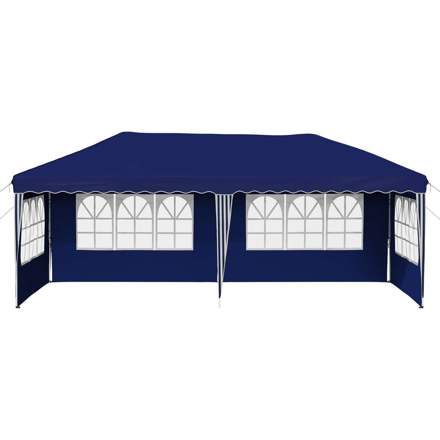 Pop-up Feesttent 575 x 289 x 245 cm Blauw