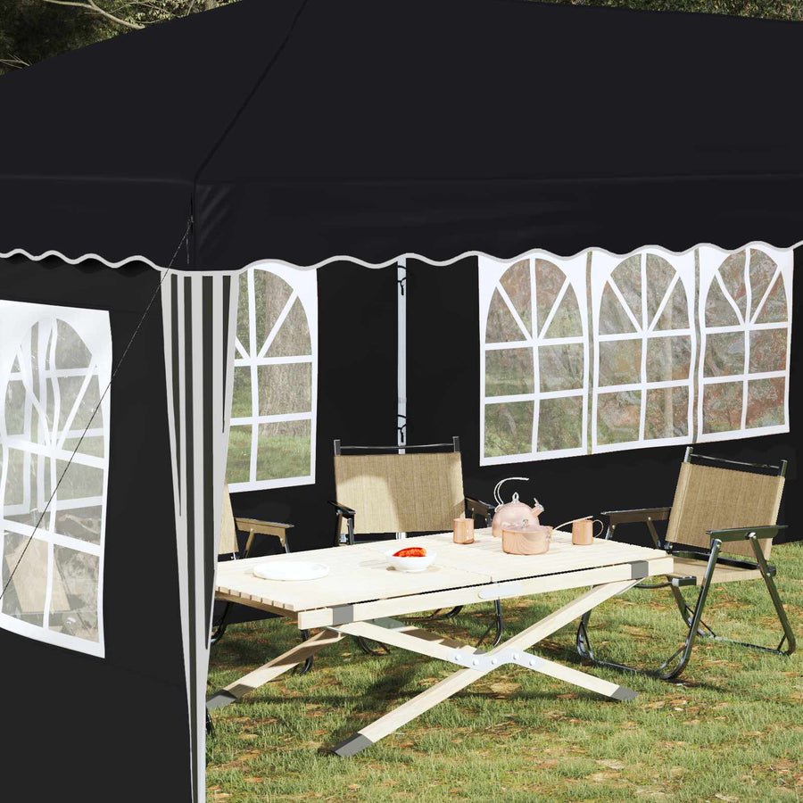 Pop-up Feesttent 575 x 289 x 245 cm Antracietkleurig