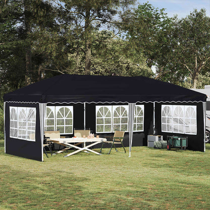 Pop-up Feesttent 575 x 289 x 245 cm Antracietkleurig