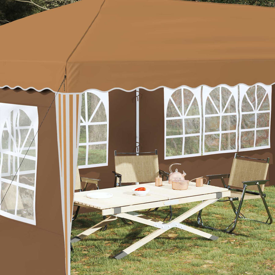 Pop-up Feesttent 575 x 289 x 245 cm Beige