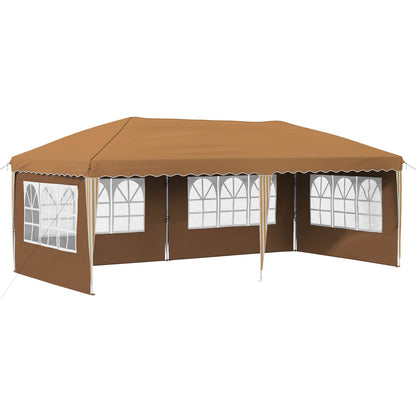 Pop-up Feesttent 575 x 289 x 245 cm Beige