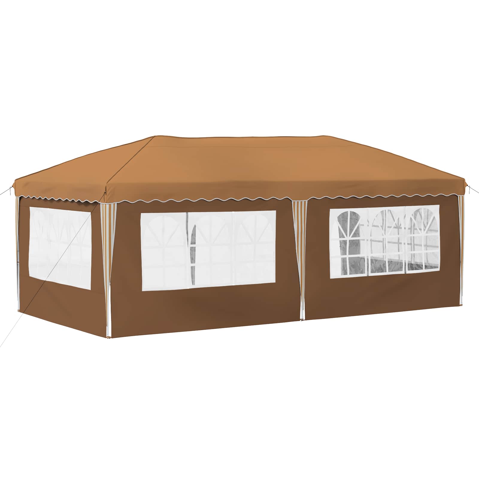 Pop-up Feesttent 575 x 289 x 245 cm Beige