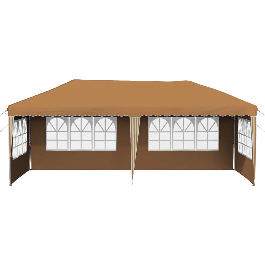 Pop-up Feesttent 575 x 289 x 245 cm Beige