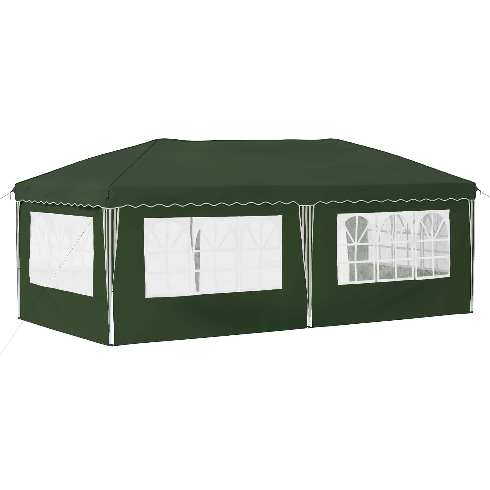 Pop-up Feesttent 575 x 289 x 245 cm Groen