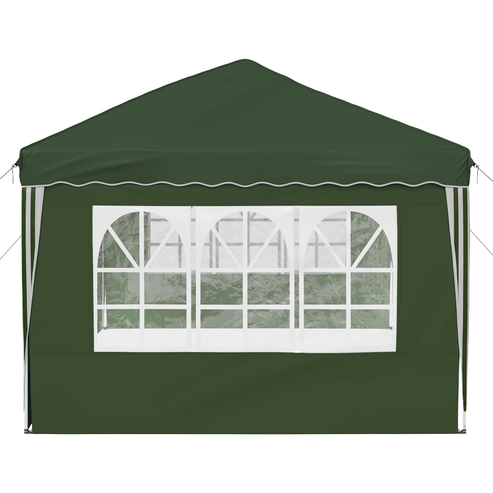 Pop-up Feesttent 575 x 289 x 245 cm Groen