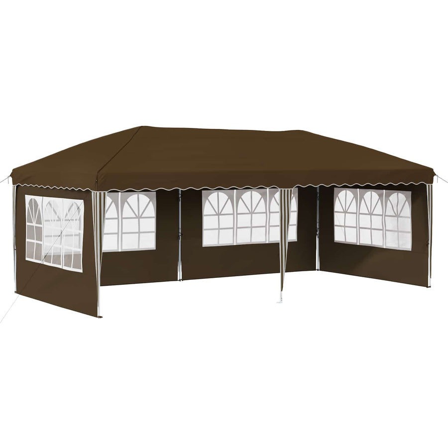 Pop-up Feesttent 575 x 289 x 245 cm Taupe