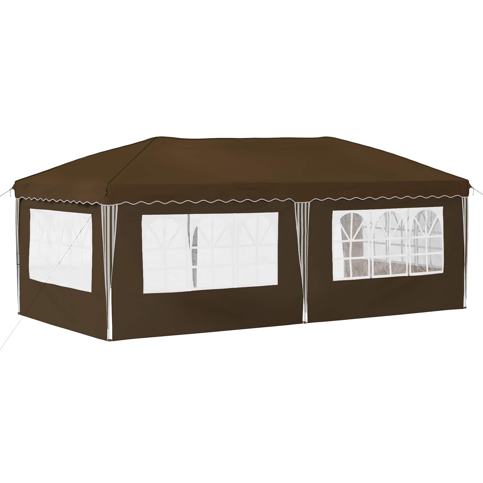 Pop-up Feesttent 575 x 289 x 245 cm Taupe