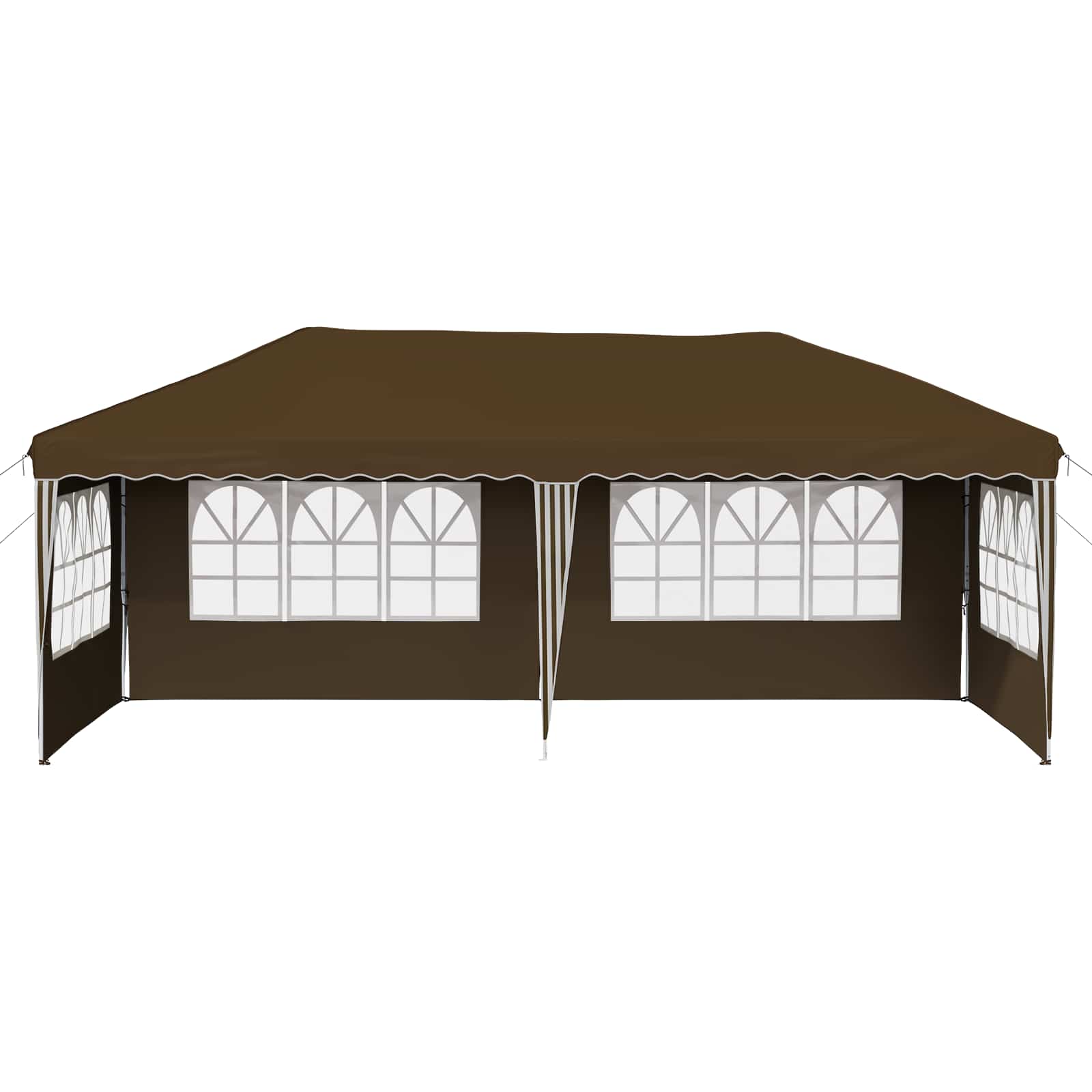 Pop-up Feesttent 575 x 289 x 245 cm Taupe