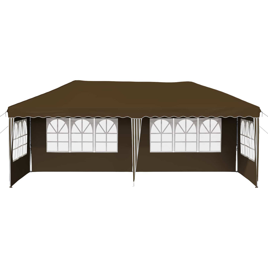 Pop-up Feesttent 575 x 289 x 245 cm Taupe