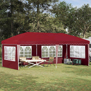 Feesttent 575x289x245 cm bordeauxrood