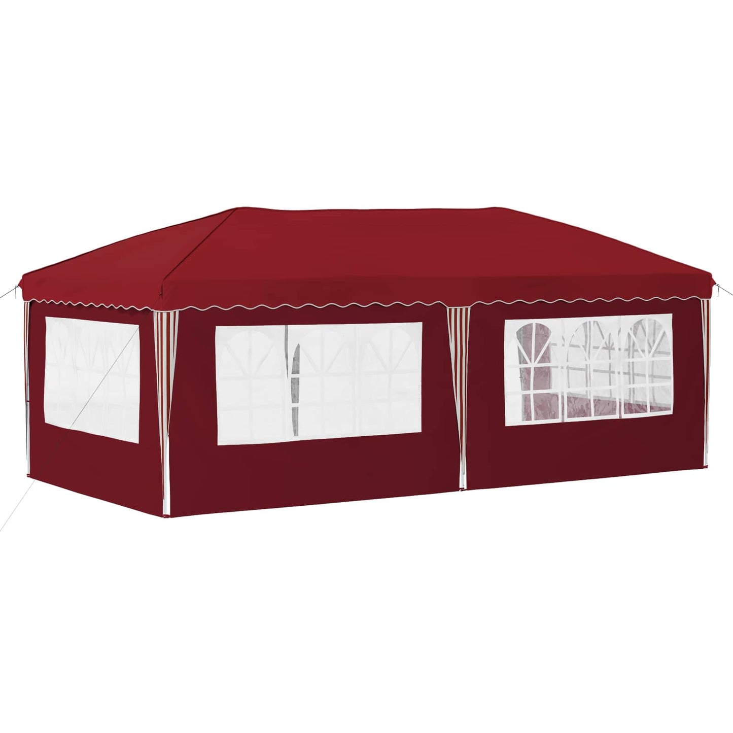Pop-up Feesttent 575 x 289 x 245 cm Bordeauxrood