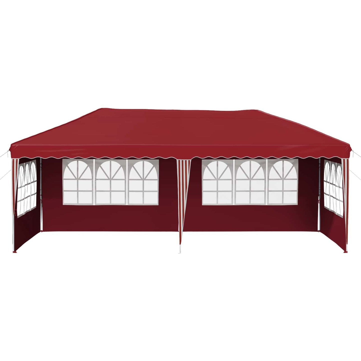 Pop-up Feesttent 575 x 289 x 245 cm Bordeauxrood