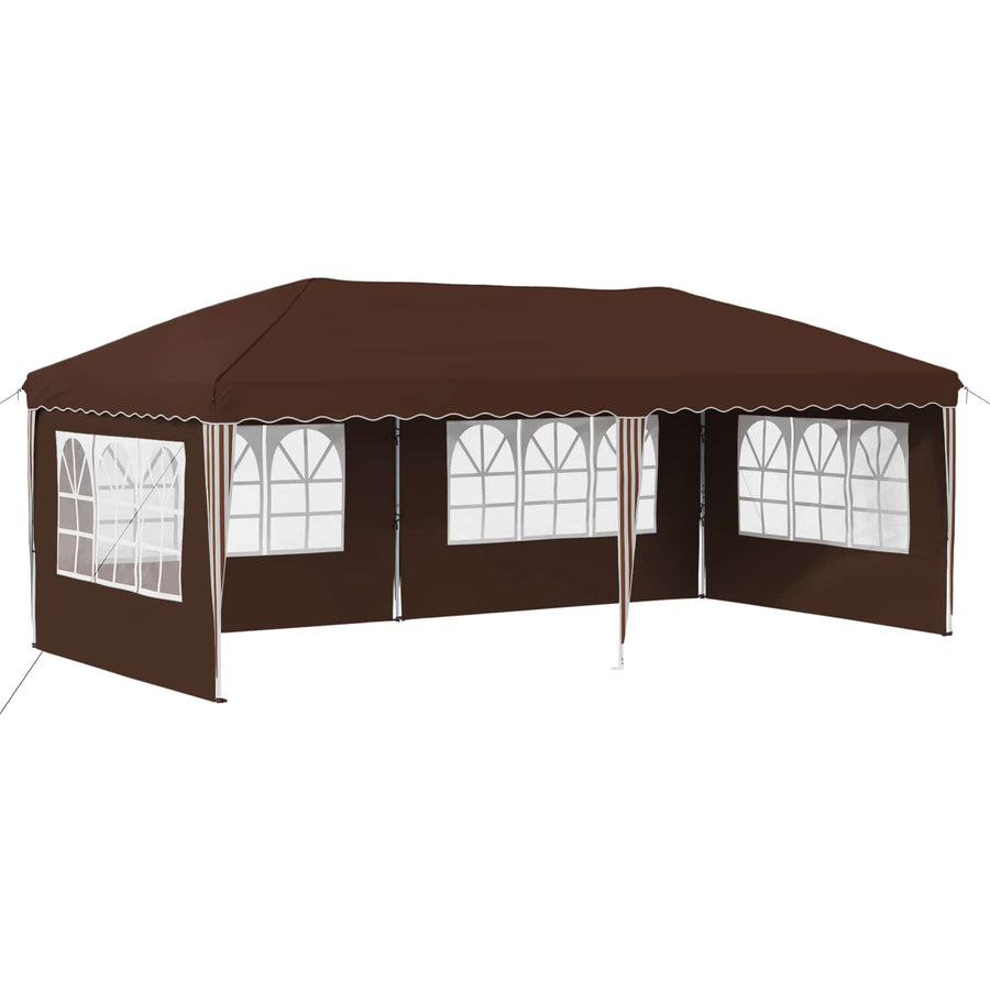 Pop-up Feesttent 575 x 289 x 245 cm Bruin