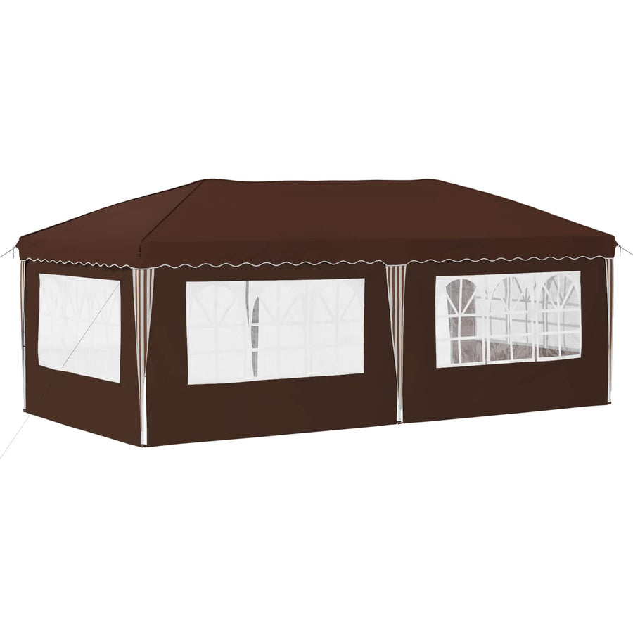 Pop-up Feesttent 575 x 289 x 245 cm Bruin