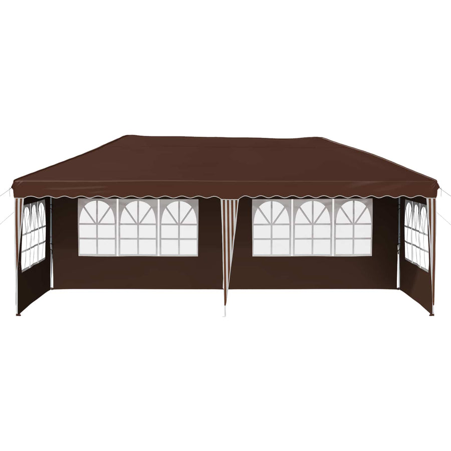 Pop-up Feesttent 575 x 289 x 245 cm Bruin