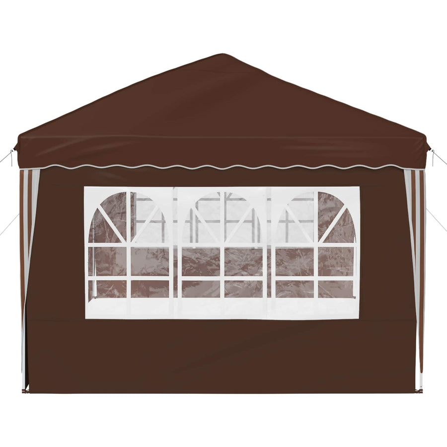 Pop-up Feesttent 575 x 289 x 245 cm Bruin