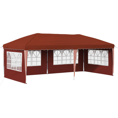 Pop-up Feesttent 575 x 289 x 245 cm Terracotta