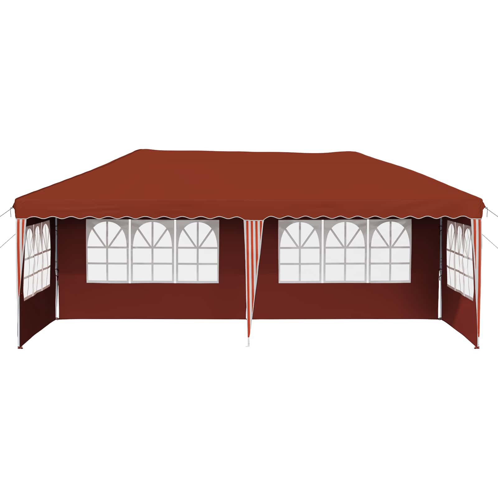 Pop-up Feesttent 575 x 289 x 245 cm Terracotta