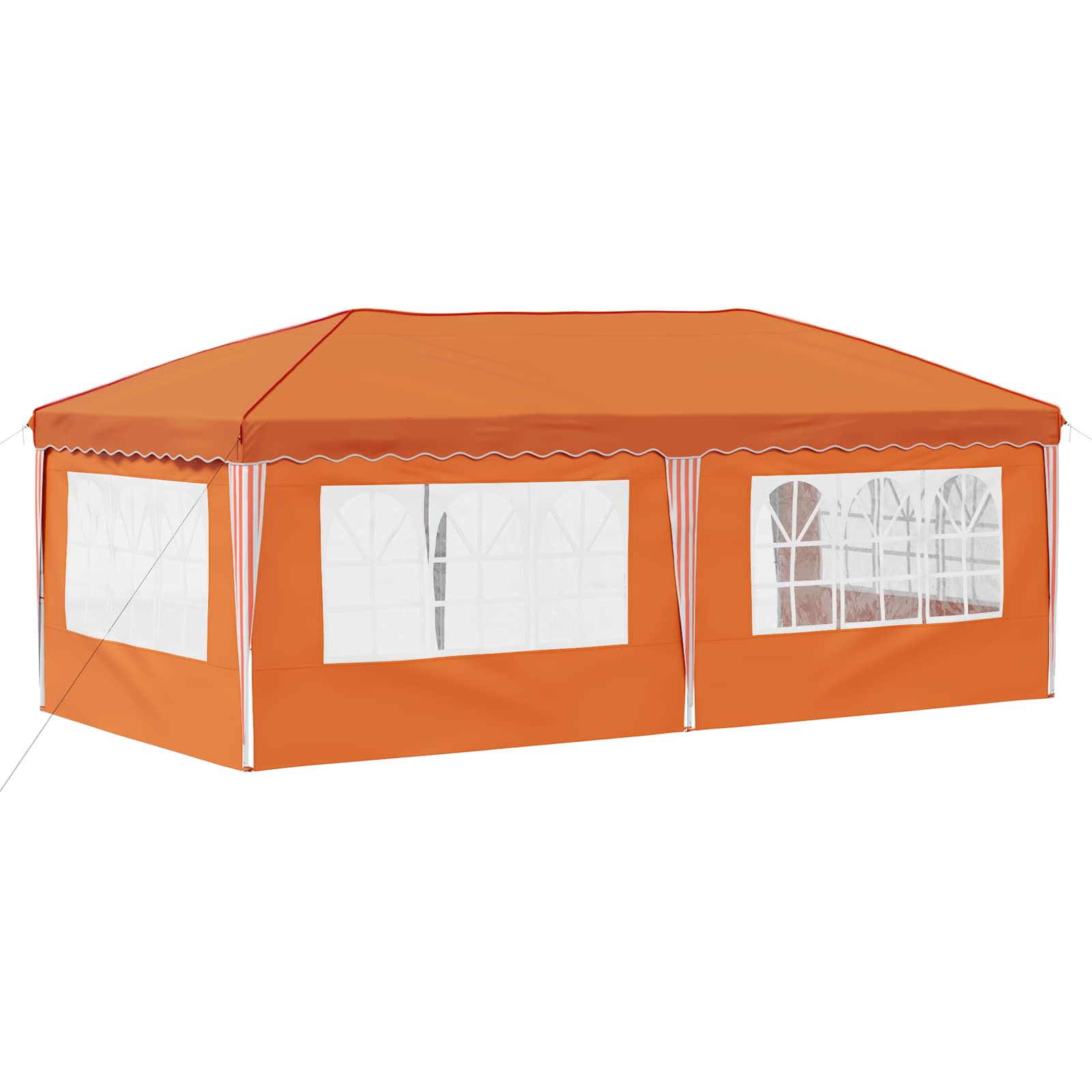 Pop-up Feesttent 575 x 289 x 245 cm Oranje