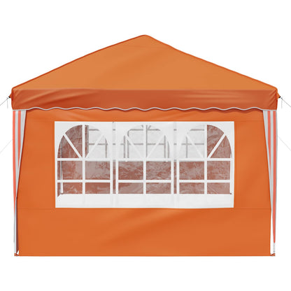 Pop-up Feesttent 575 x 289 x 245 cm Oranje