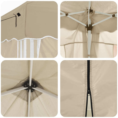 Pop-up partytent Crèmekleur 575 x 288 x 245 cm