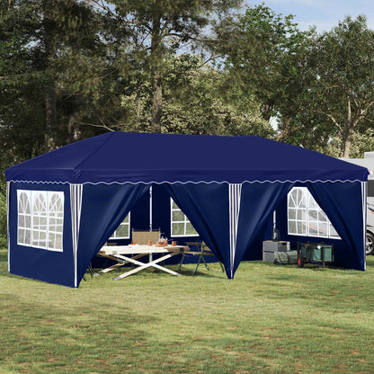 Pop-up Feesttent 575 x 288 x 245 cm Blauw