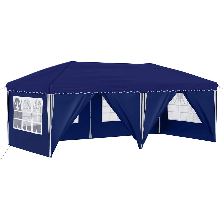 Pop-up Feesttent 575 x 288 x 245 cm Blauw
