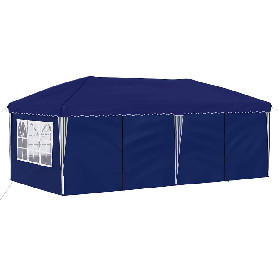 Pop-up Feesttent 575 x 288 x 245 cm Blauw