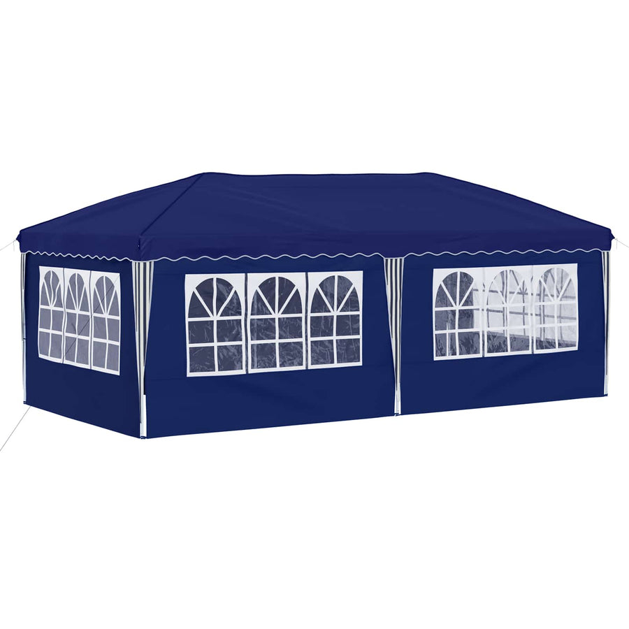 Pop-up Feesttent 575 x 288 x 245 cm Blauw