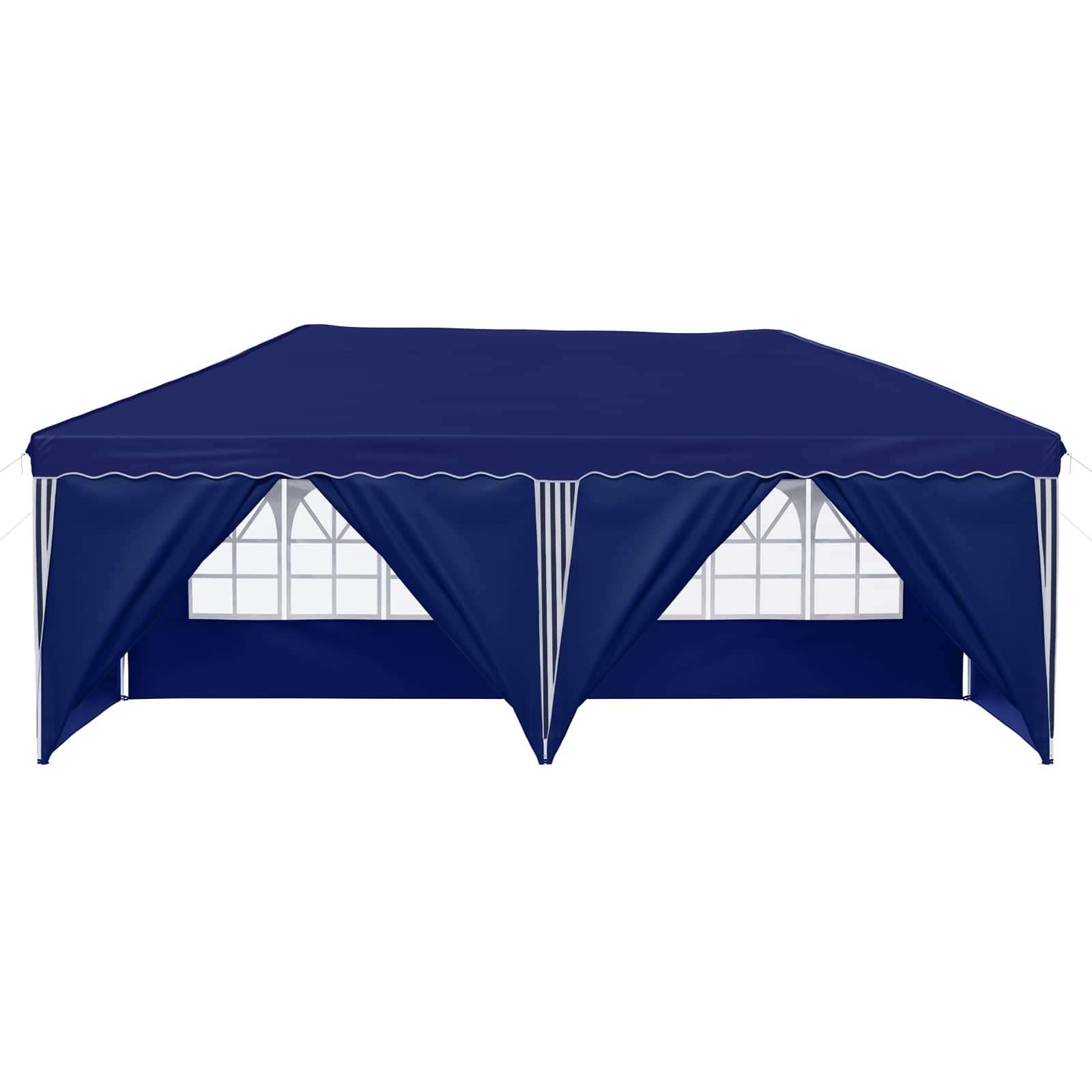 Pop-up Feesttent 575 x 288 x 245 cm Blauw